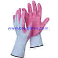 13 Gauge Nylon Liner, Nitrile Coating, Flashy Powder Safety Gloves